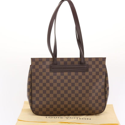 LOUIS VUITTON Damier Ebene Parioli PM Tote Bag N51123 LV Auth 49438