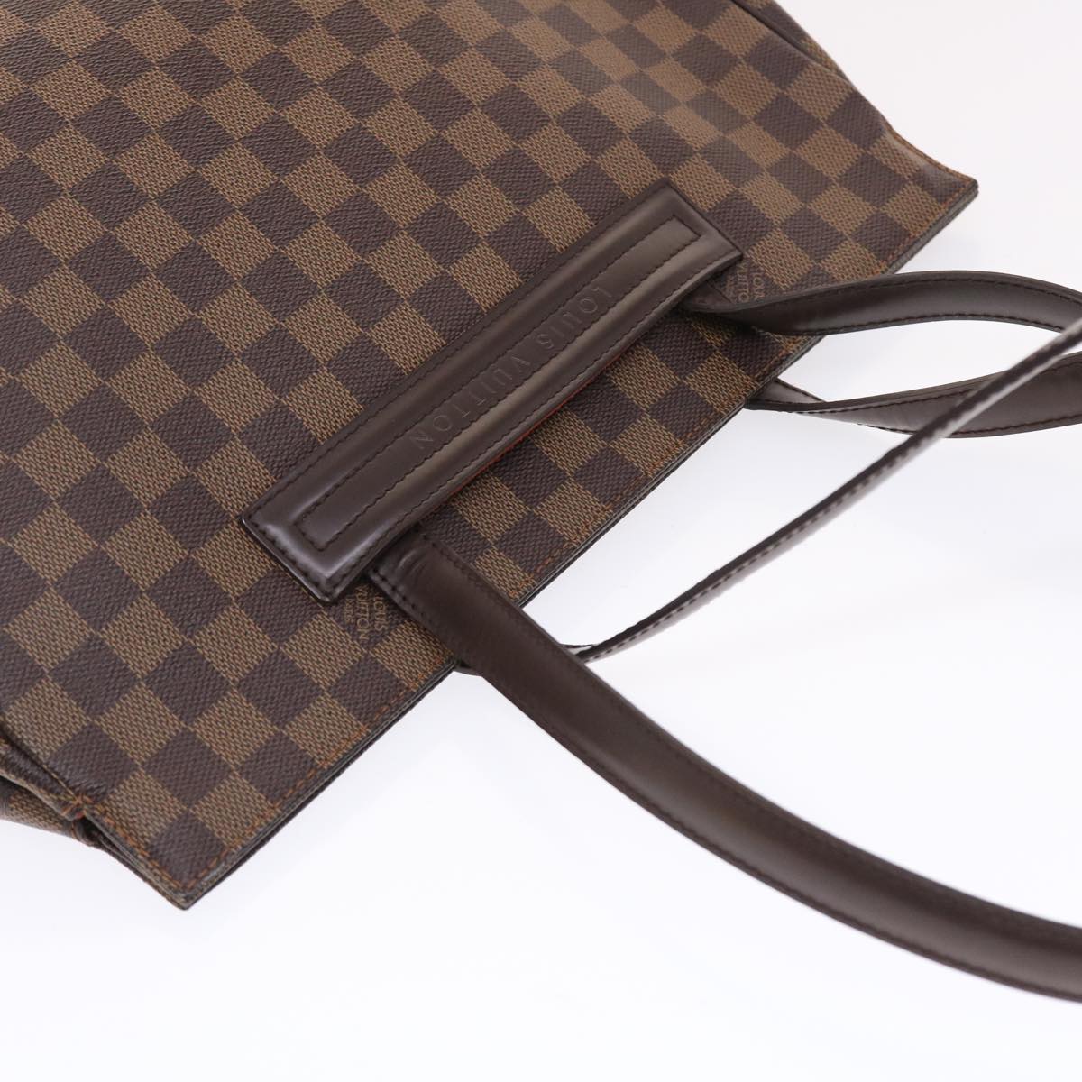 LOUIS VUITTON Damier Ebene Parioli PM Tote Bag N51123 LV Auth 49438