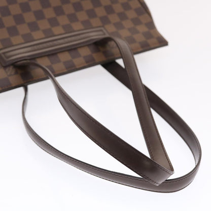 LOUIS VUITTON Damier Ebene Parioli PM Tote Bag N51123 LV Auth 49438