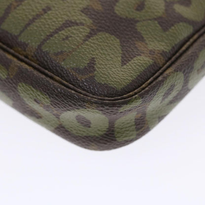 LOUIS VUITTON Monogram Graffiti Pochette Accessoires Pouch M92191 LV Auth 49463