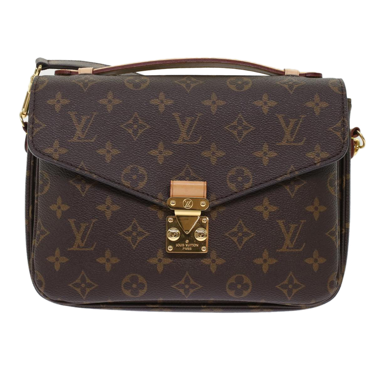 LOUIS VUITTON Monogram Pochette Metis MM Hand Bag 2way M44875 LV Auth 49466A