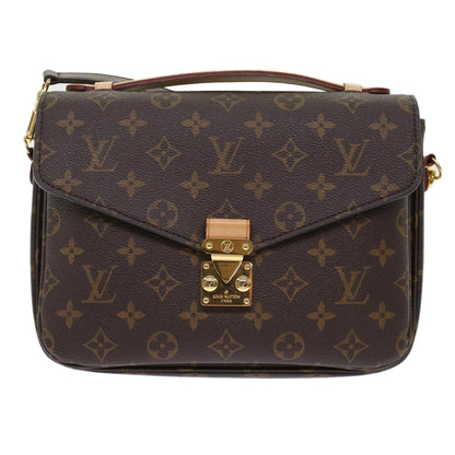 LOUIS VUITTON Monogram Pochette Metis MM Hand Bag 2way M44875 LV Auth 49466A