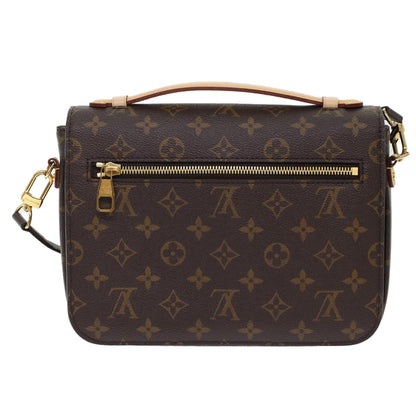 LOUIS VUITTON Monogram Pochette Metis MM Hand Bag 2way M44875 LV Auth 49466A