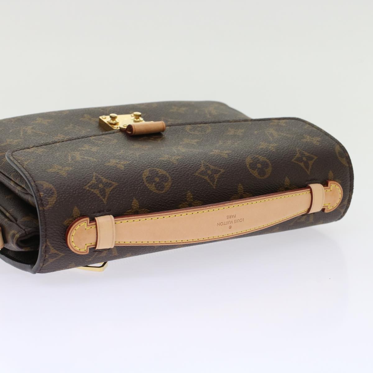 LOUIS VUITTON Monogram Pochette Metis MM Hand Bag 2way M44875 LV Auth 49466A