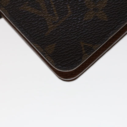 LOUIS VUITTON Monogram Porte Papier Zip Wallet M61207 LV Auth 49468