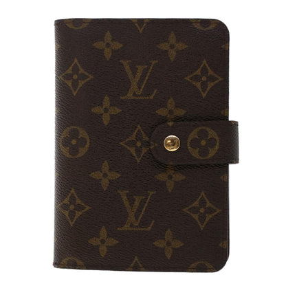 LOUIS VUITTON Monogram Porte Papier Zip Wallet M61207 LV Auth 49468