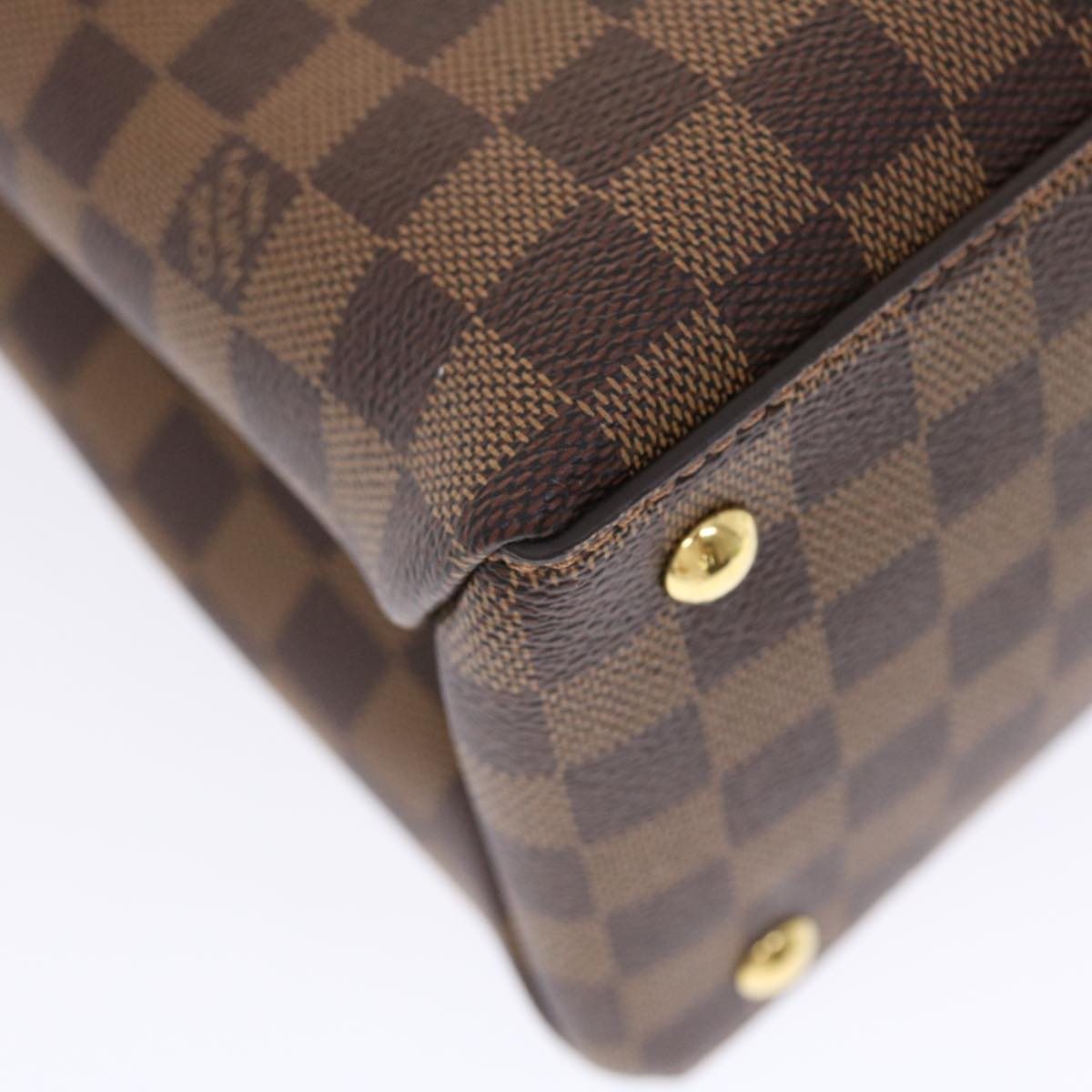 LOUIS VUITTON Damier Ebene Riverside Hand Bag 2way N40050 LV Auth 49497A