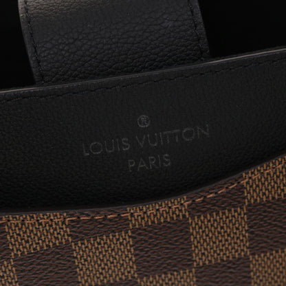 LOUIS VUITTON Damier Ebene Riverside Hand Bag 2way N40050 LV Auth 49497A