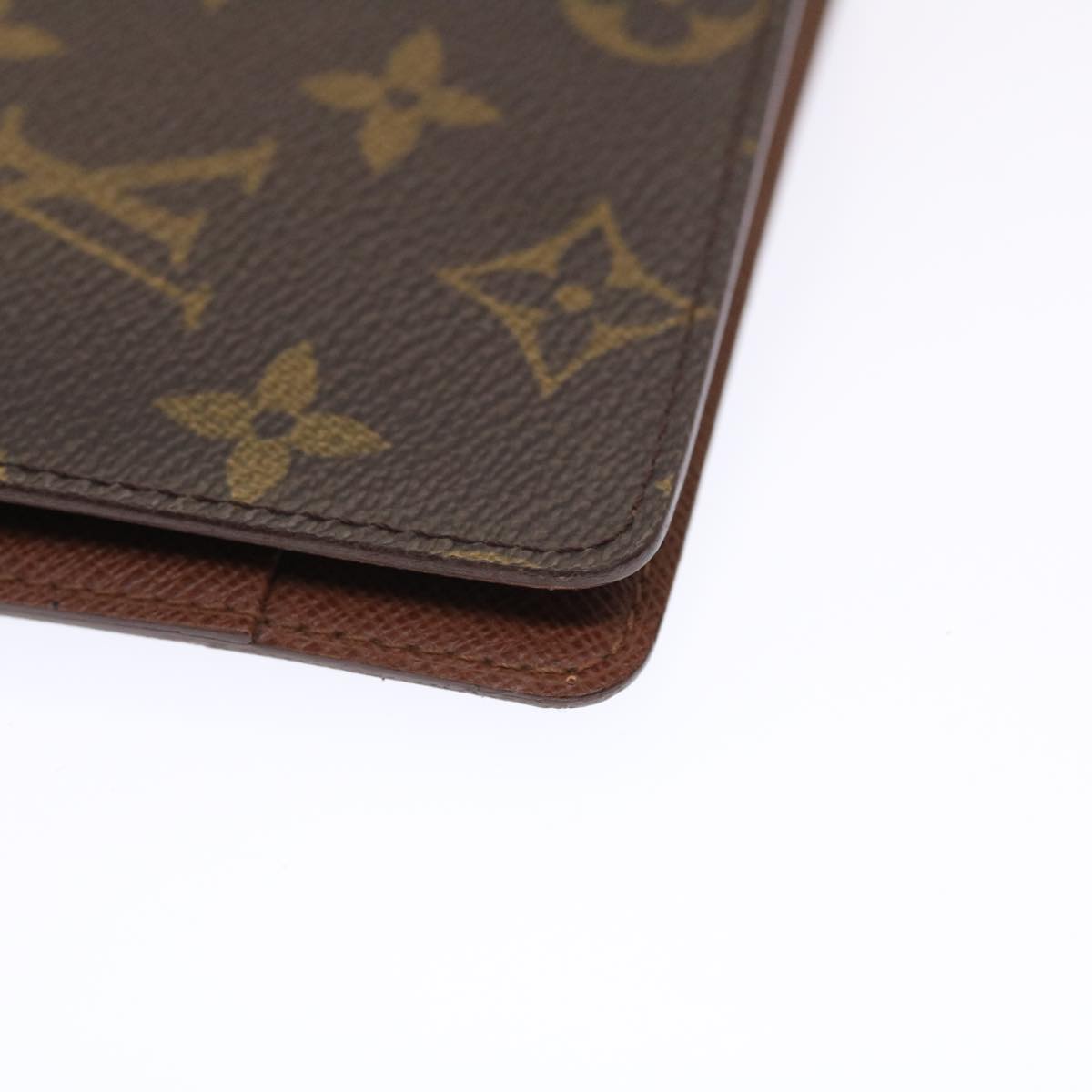 LOUIS VUITTON Monogram Agenda MM Day Planner Cover R20105 LV Auth 49501