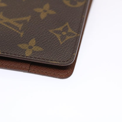 LOUIS VUITTON Monogram Agenda MM Day Planner Cover R20105 LV Auth 49501