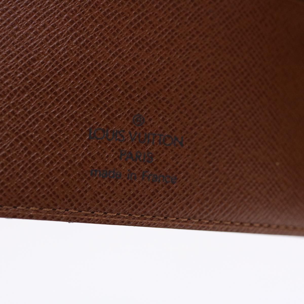 LOUIS VUITTON Monogram Agenda MM Day Planner Cover R20105 LV Auth 49501