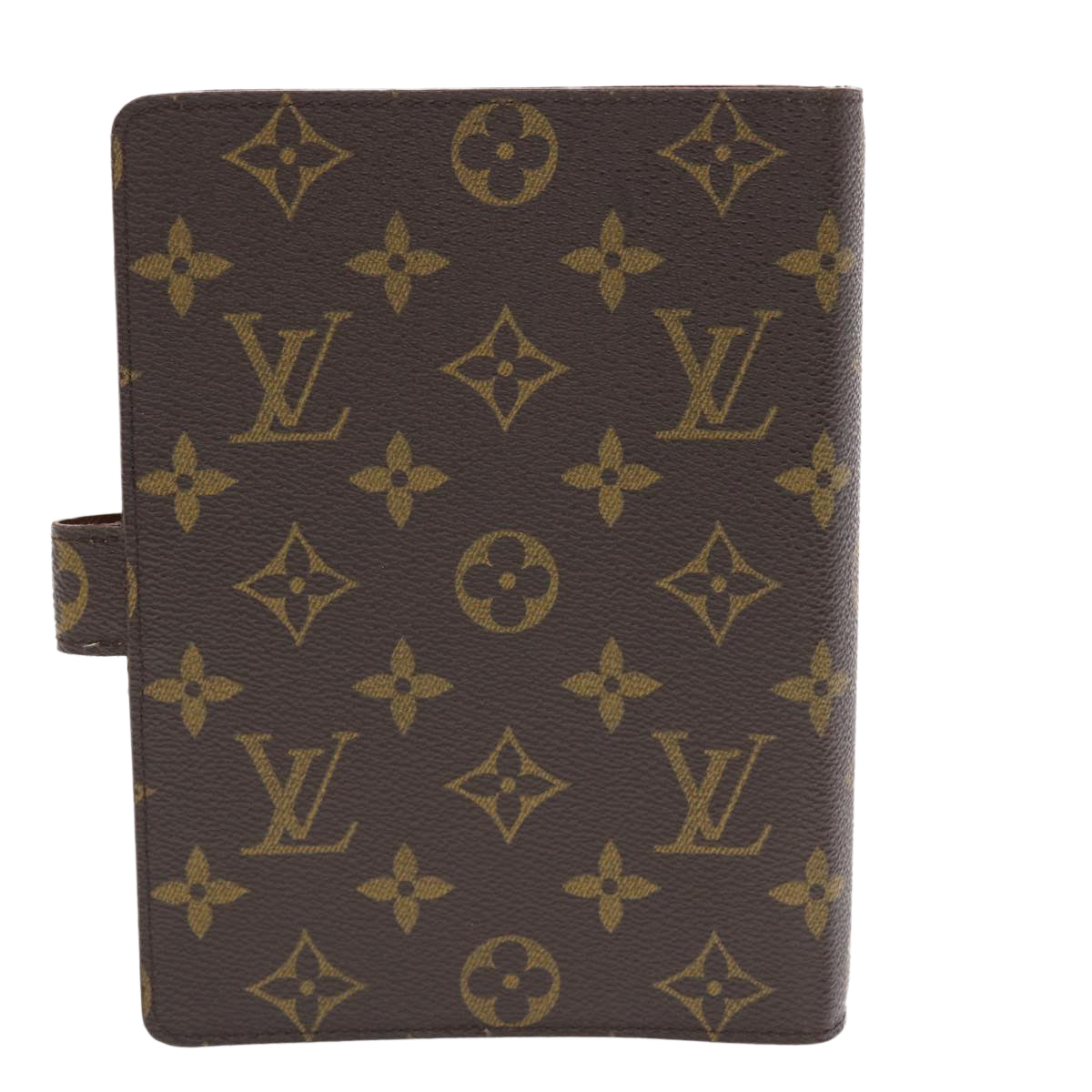 LOUIS VUITTON Monogram Agenda MM Day Planner Cover R20105 LV Auth 49501