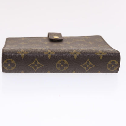 LOUIS VUITTON Monogram Agenda MM Day Planner Cover R20105 LV Auth 49501