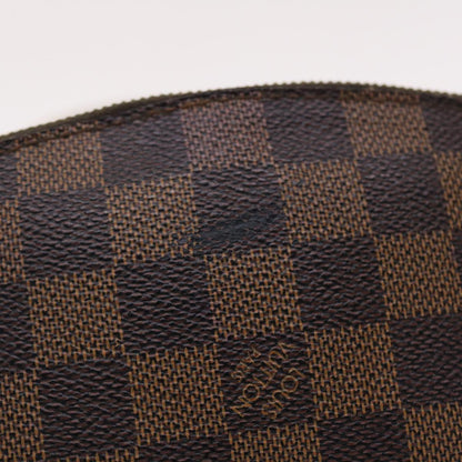 LOUIS VUITTON Damier Ebene Pochette Cosmetic PM Pouch N47516 LV Auth 49513