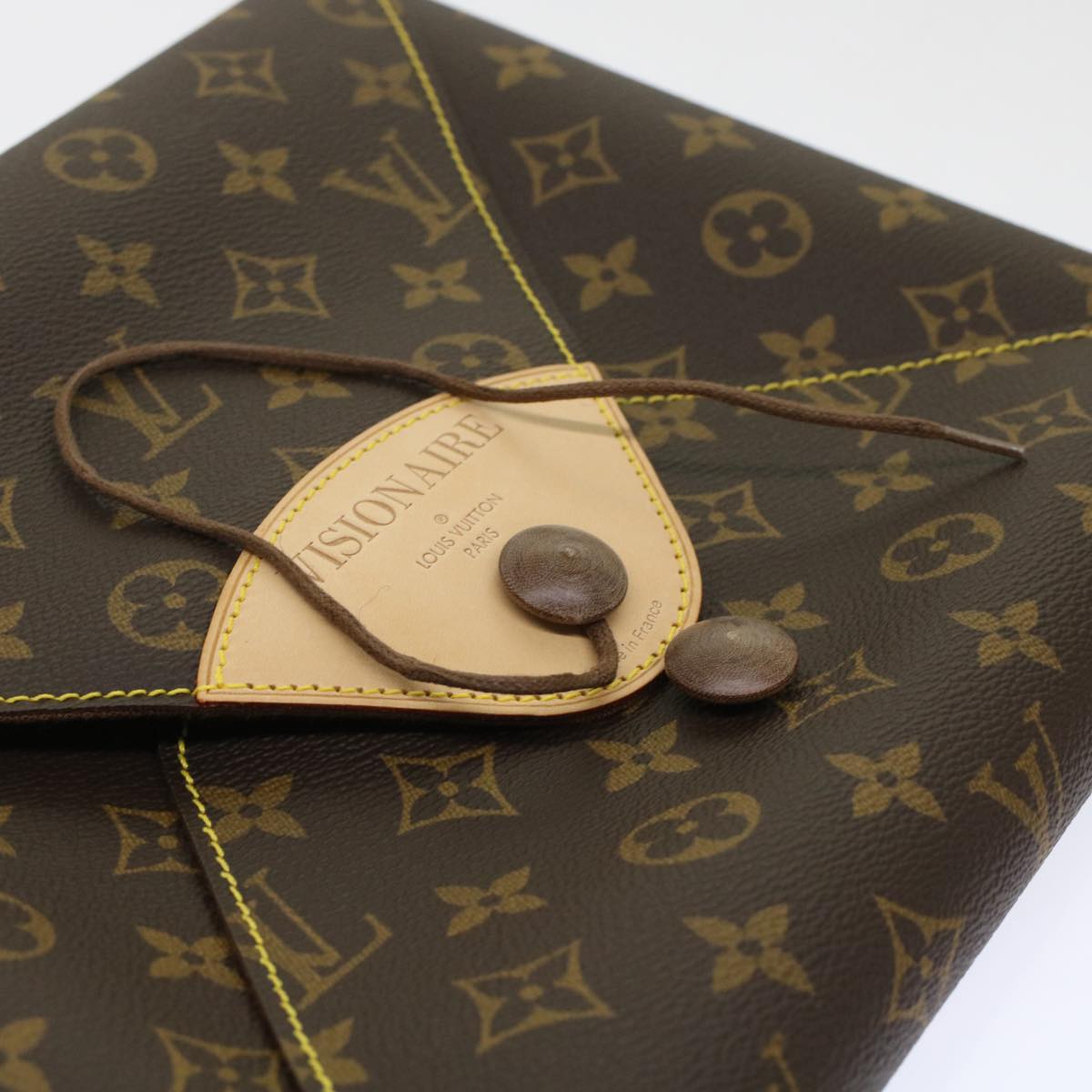 LOUIS VUITTON Monogram Visionaire Briefcase M99045 LV Auth 49525A