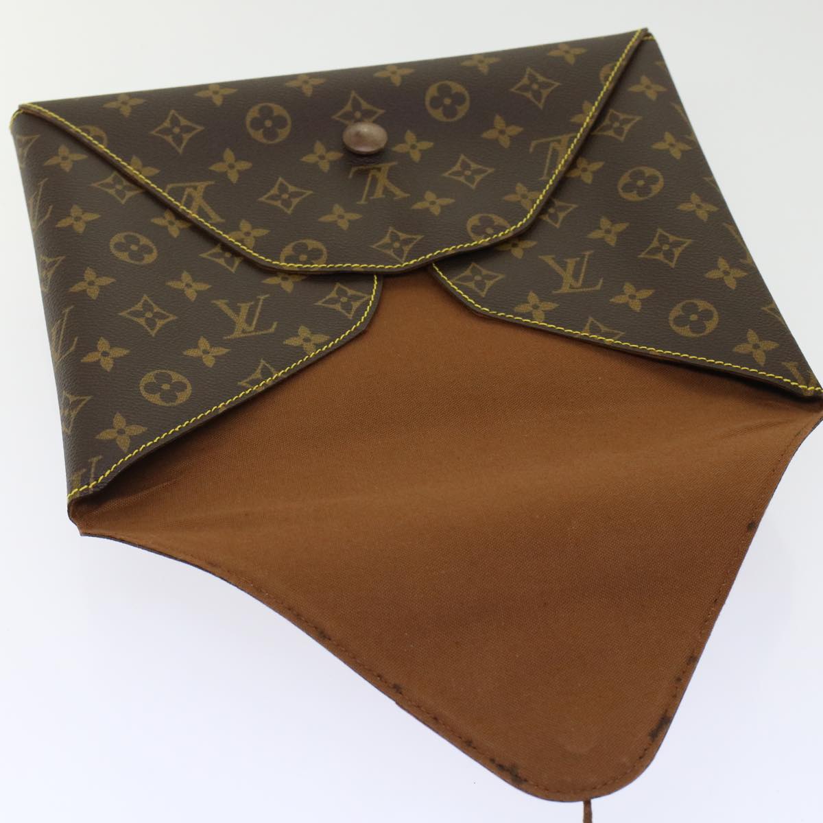 LOUIS VUITTON Monogram Visionaire Briefcase M99045 LV Auth 49525A