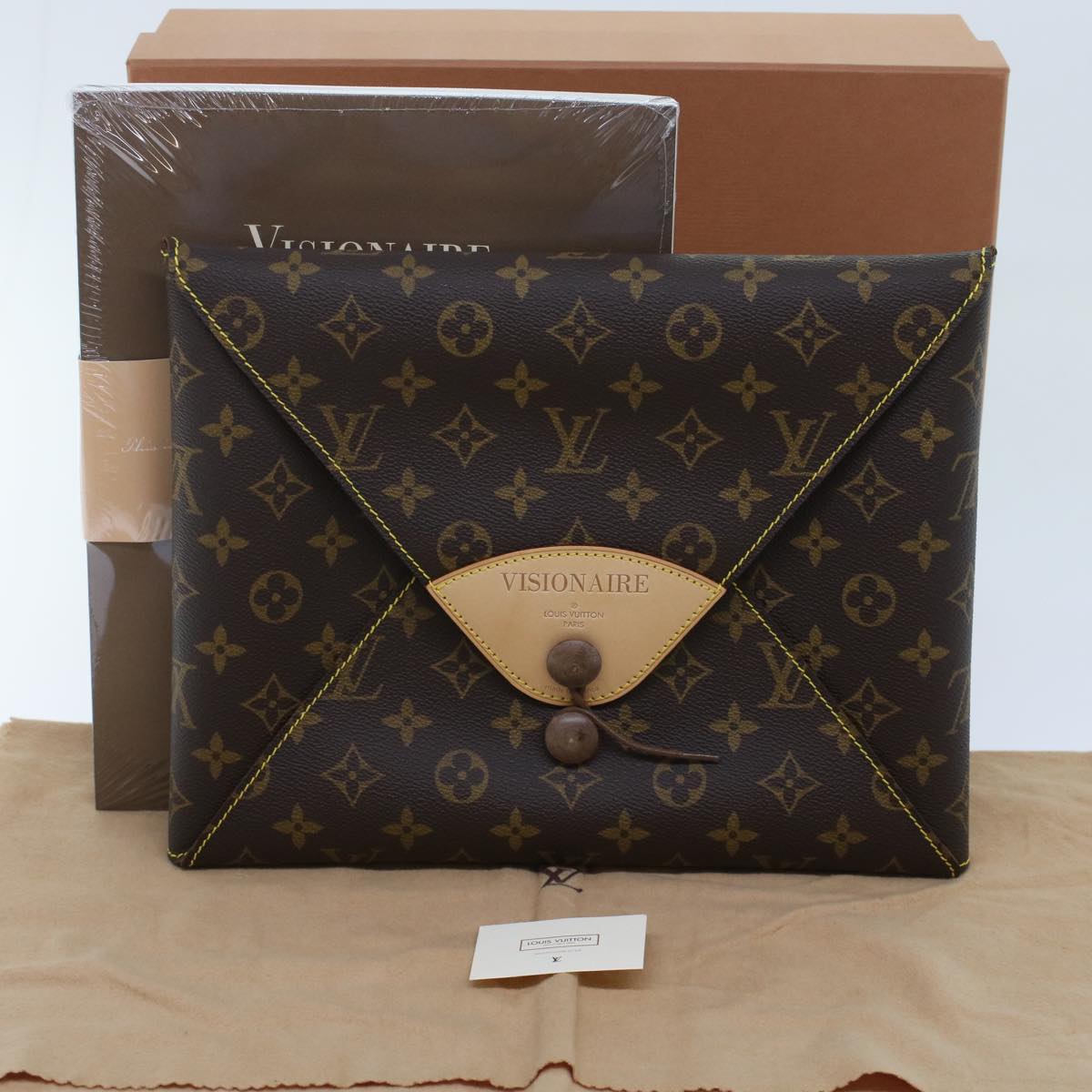 LOUIS VUITTON Monogram Visionaire Briefcase M99045 LV Auth 49525A