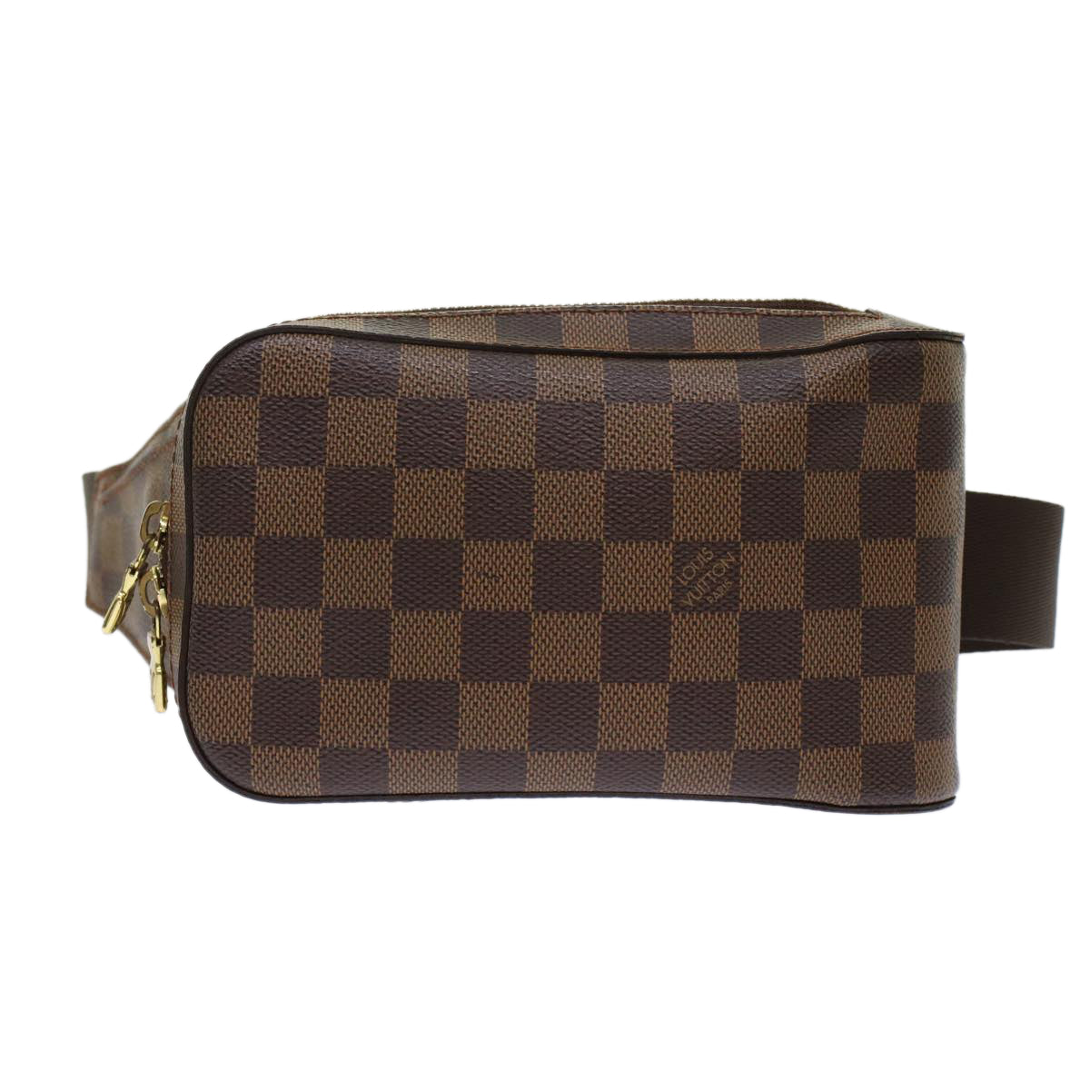 LOUIS VUITTON Damier Ebene Geronimos Shoulder Bag N51994 LV Auth 49533