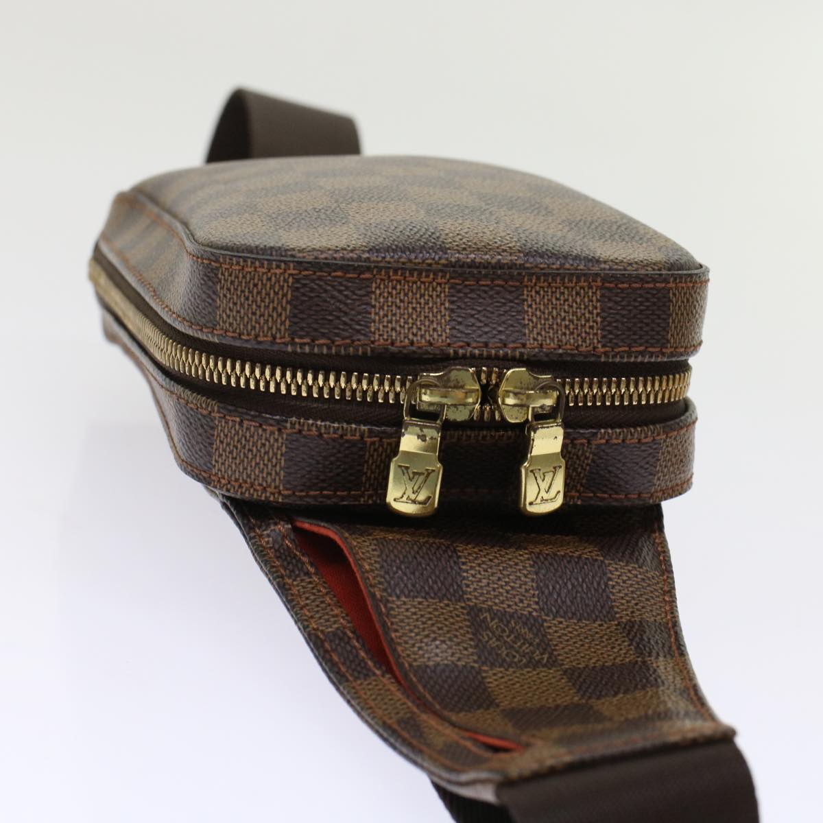 LOUIS VUITTON Damier Ebene Geronimos Shoulder Bag N51994 LV Auth 49533