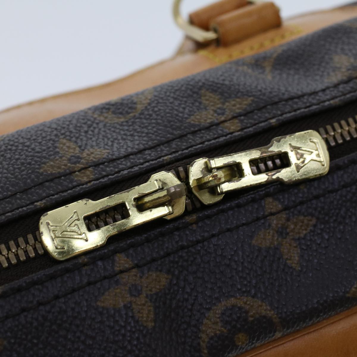 LOUIS VUITTON Monogram Deauville Hand Bag M47270 LV Auth 49540