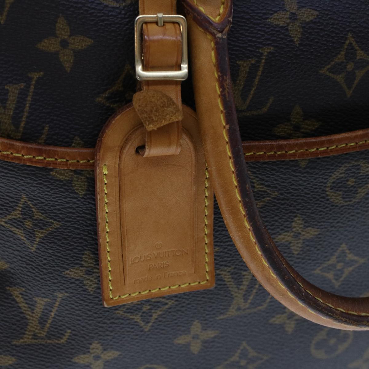 LOUIS VUITTON Monogram Deauville Hand Bag M47270 LV Auth 49540