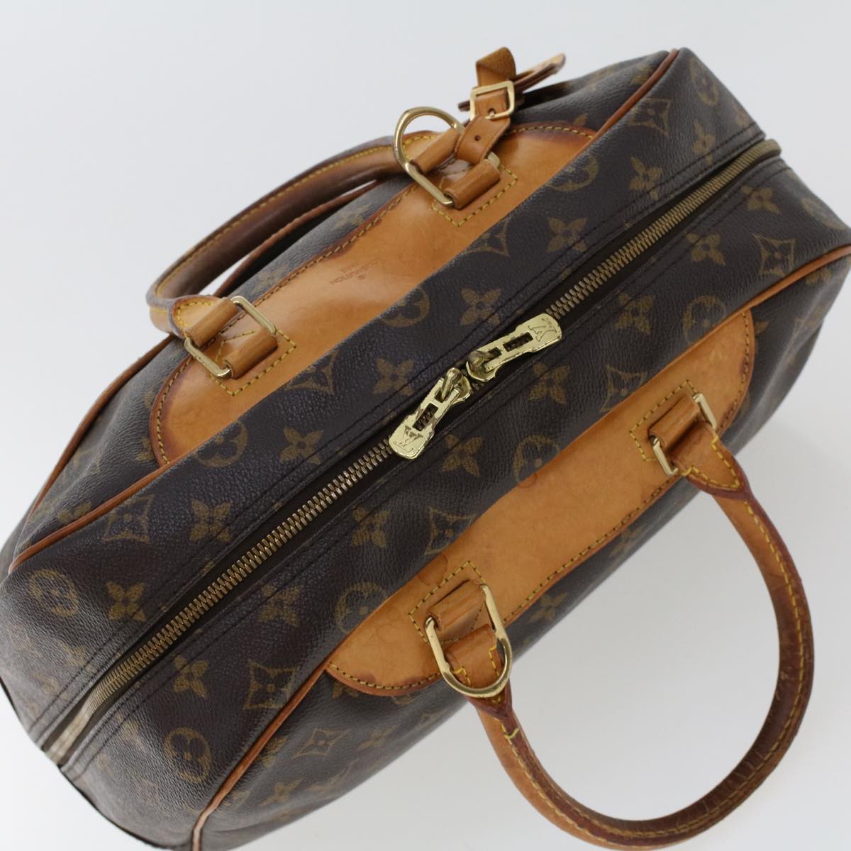 LOUIS VUITTON Monogram Deauville Hand Bag M47270 LV Auth 49540