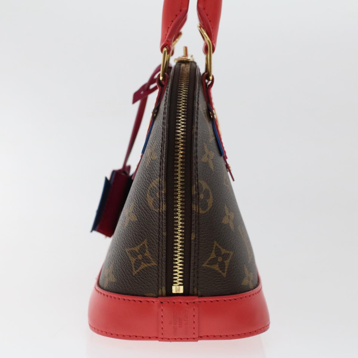 LOUIS VUITTON Monogram Totem Alma BB Hand Bag Red M41659 LV Auth 49551A