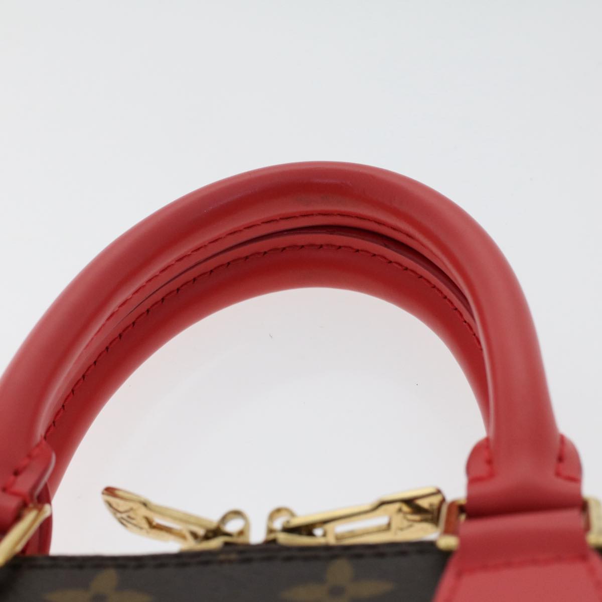 LOUIS VUITTON Monogram Totem Alma BB Hand Bag Red M41659 LV Auth 49551A