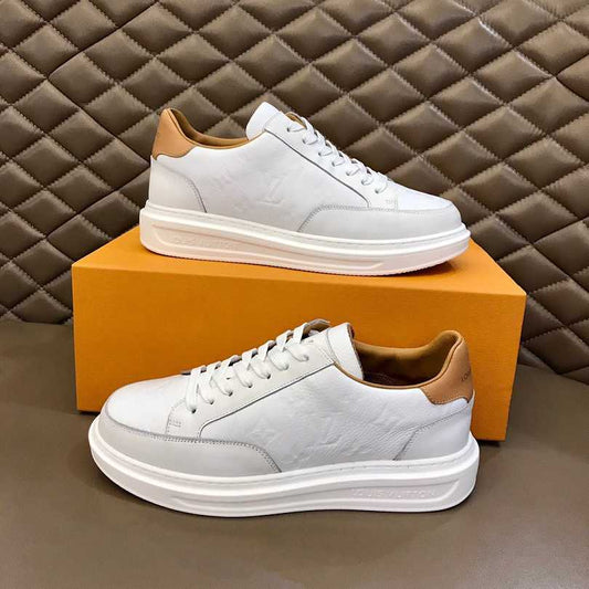 The Bags Vibe - Louis Vuitton Beverly Hills White Yellow Sneaker