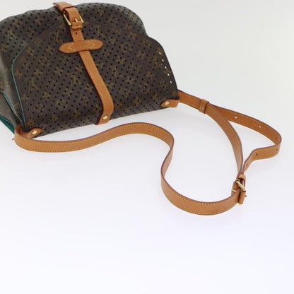 LOUIS VUITTON Monogram Perfo Saumur 30 Shoulder Bag M93998 LV Auth 49620A