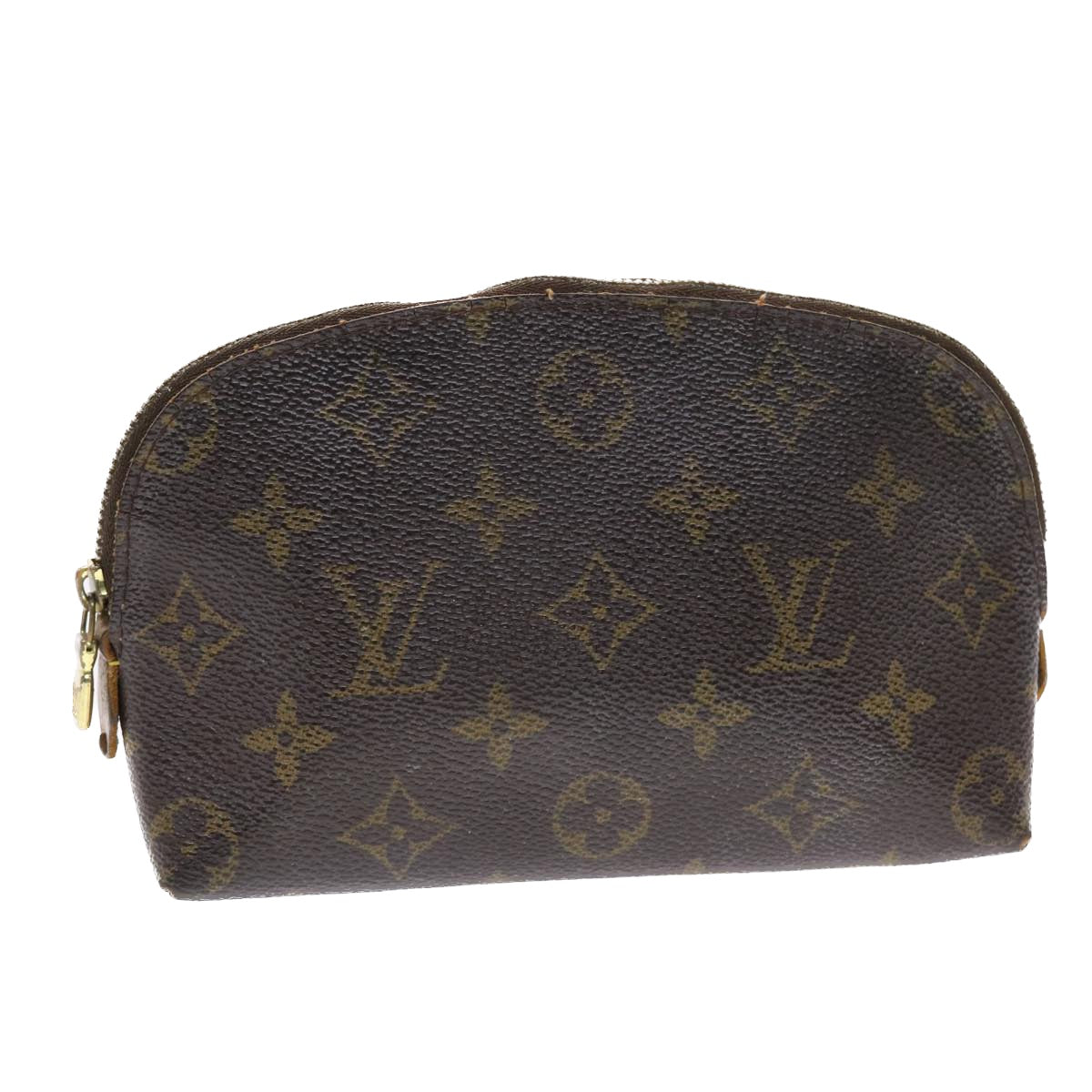 LOUIS VUITTON Monogram Pochette Cosmetic PM Cosmetic Pouch M47515 LV Auth 49641