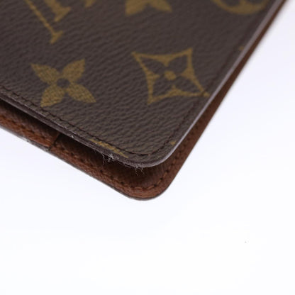 LOUIS VUITTON Monogram Agenda MM Day Planner Cover R20105 LV Auth 49692