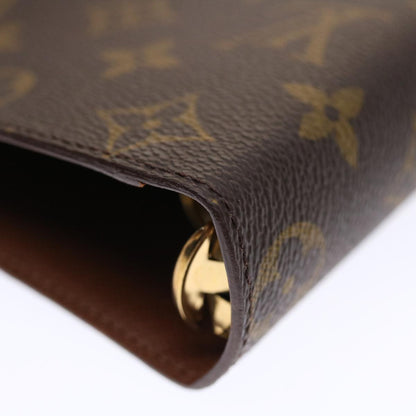 LOUIS VUITTON Monogram Agenda MM Day Planner Cover R20105 LV Auth 49692