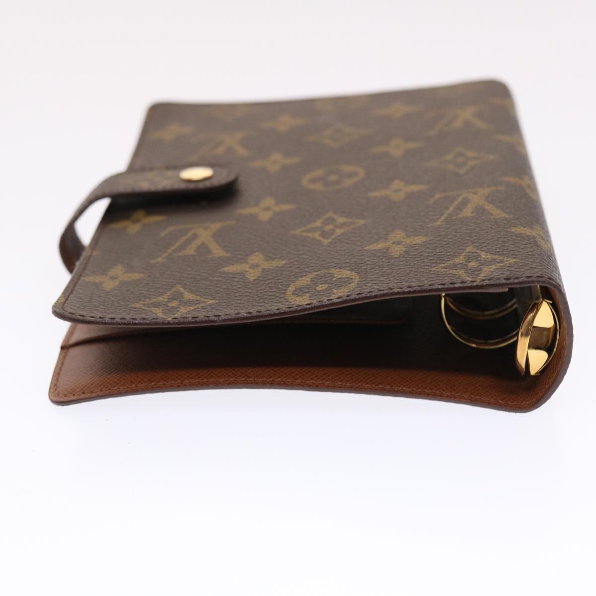 LOUIS VUITTON Monogram Agenda MM Day Planner Cover R20105 LV Auth 49692