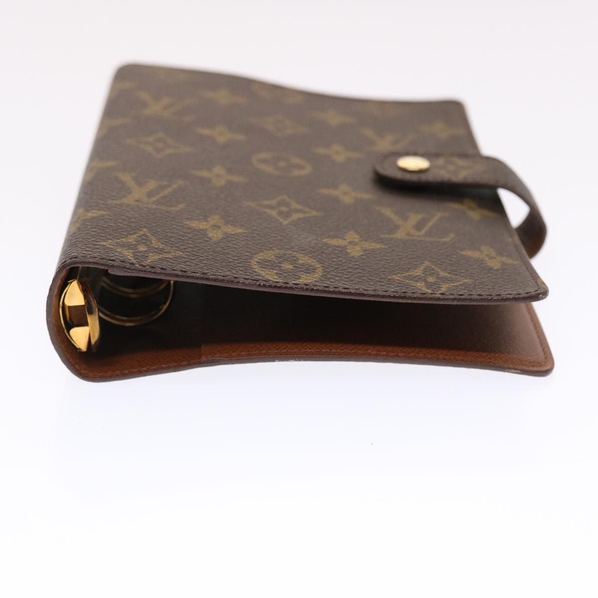 LOUIS VUITTON Monogram Agenda MM Day Planner Cover R20105 LV Auth 49692