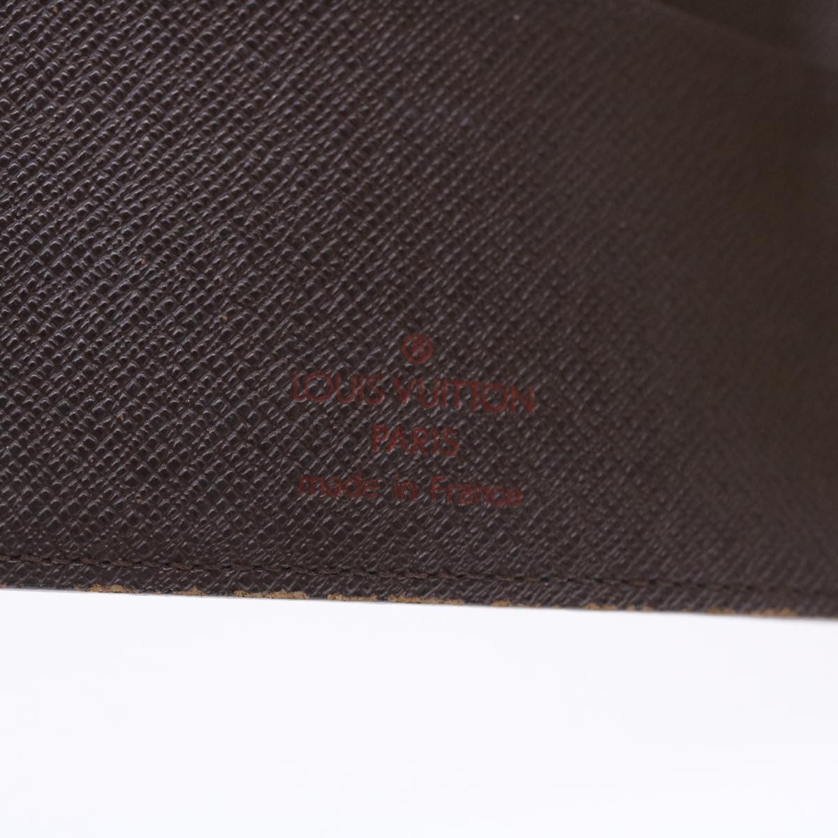 LOUIS VUITTON Damier Ebene Agenda MM Day Planner Cover R20240 LV Auth 49693