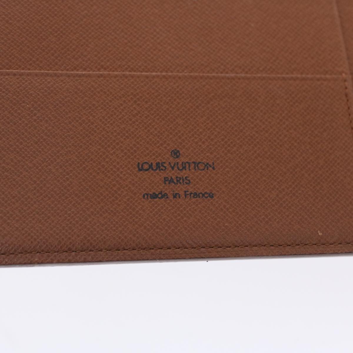 LOUIS VUITTON Monogram Agenda GM Day Planner Cover R20006 LV Auth 49694