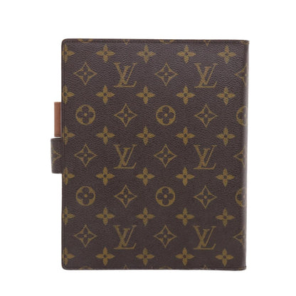 LOUIS VUITTON Monogram Agenda GM Day Planner Cover R20006 LV Auth 49694