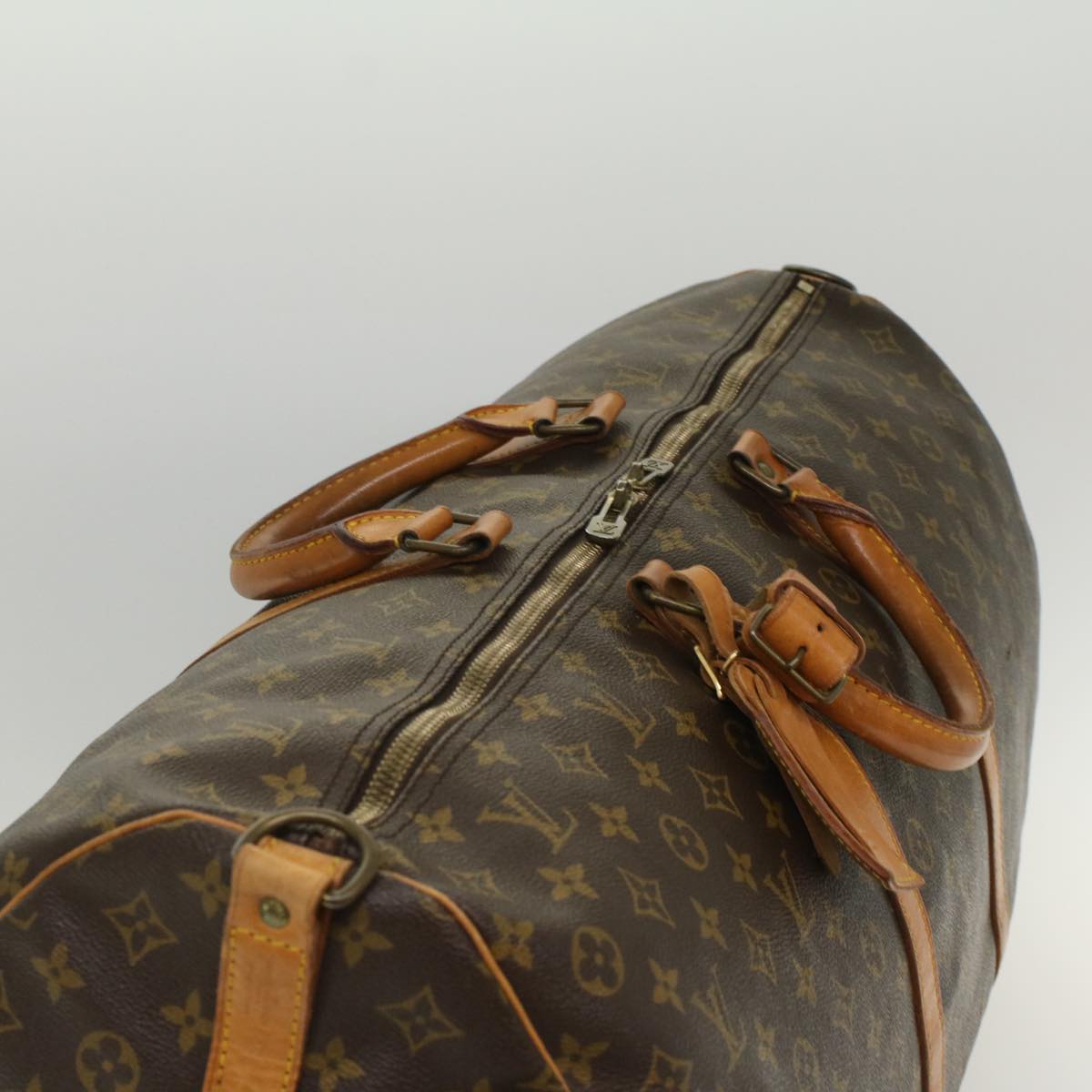 LOUIS VUITTON Monogram Keepall Bandouliere 60 Boston Bag M41412 LV Auth 49731