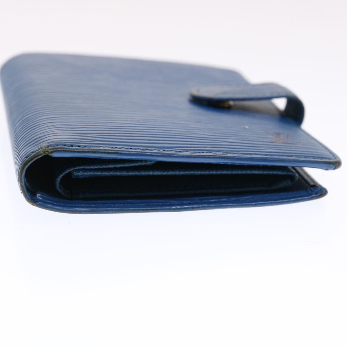 LOUIS VUITTON Epi Wallet Blue LV Auth 49838