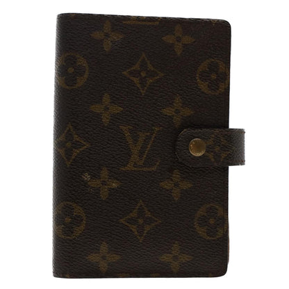 LOUIS VUITTON Monogram Agenda PM Day Planner Cover R20005 LV Auth 49858