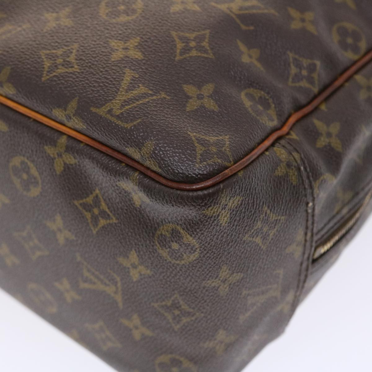 LOUIS VUITTON Monogram Deauville Hand Bag M47270 LV Auth 49866