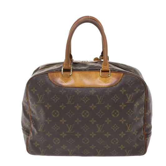 LOUIS VUITTON Monogram Deauville Hand Bag M47270 LV Auth 49866