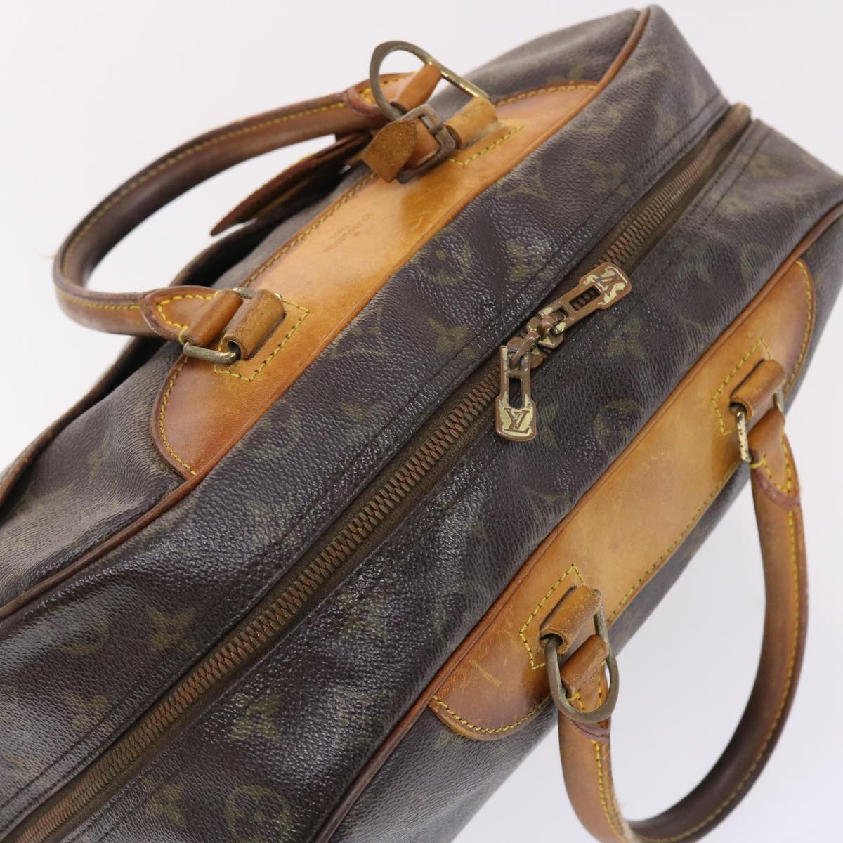 LOUIS VUITTON Monogram Deauville Hand Bag M47270 LV Auth 49866