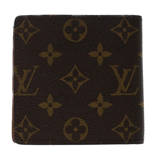 LOUIS VUITTON Monogram Portefeuille Marco Bifold Wallet M61675 LV Auth 49878