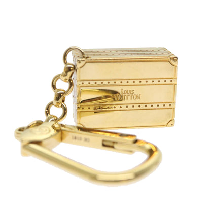 LOUIS VUITTON Porte Cles Trunk Key Holder Gold Tone M66458 LV Auth 49926