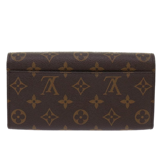 LOUIS VUITTON Monogram Portefeuille Sarah Long Wallet M60531 LV Auth 49959A