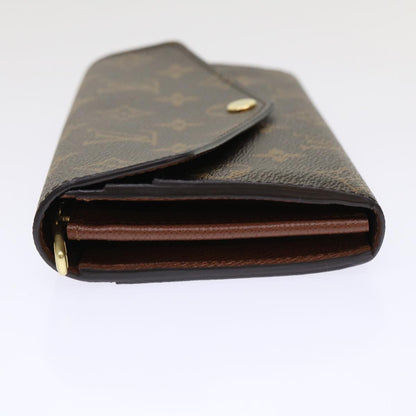 LOUIS VUITTON Monogram Portefeuille Sarah Long Wallet M60531 LV Auth 49959A