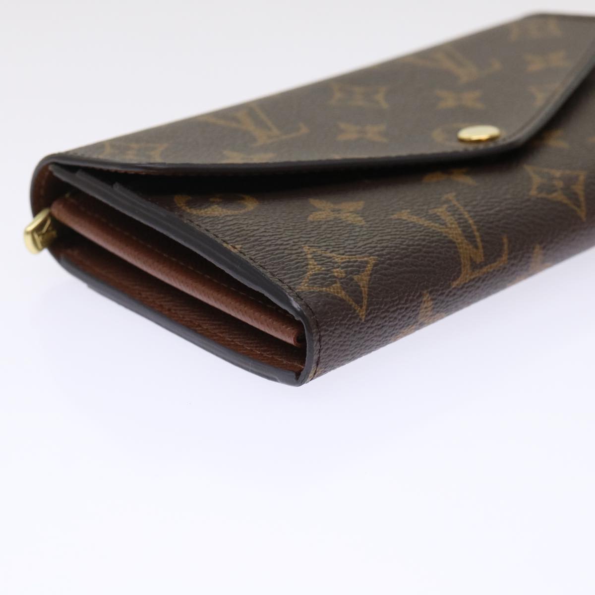 LOUIS VUITTON Monogram Portefeuille Sarah Long Wallet M60531 LV Auth 49959A