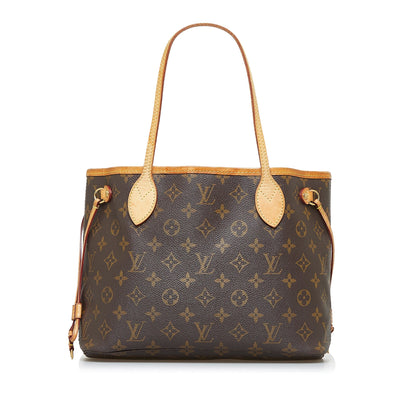 Brown Louis Vuitton Monogram Neverfull PM Tote Bag